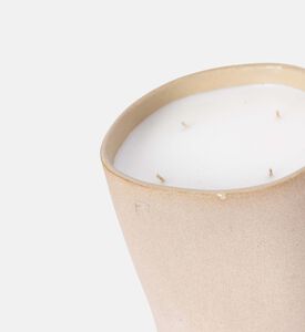 شمعة معطرة كبيرة جدًا بتصميم متموج برائحة توفي