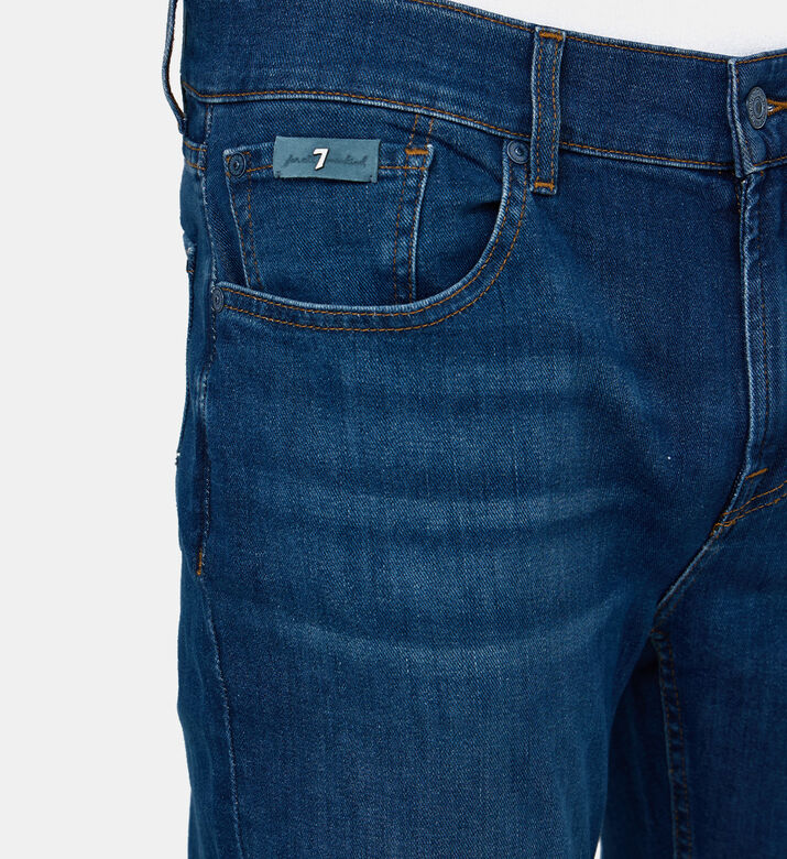 بنطال جينز سليمي بخصر متوسط