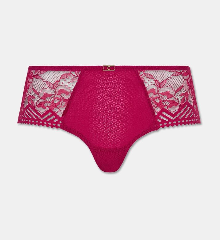 Chantelle Lace Shorty Briefs, Dark-pink, S, Packshot View