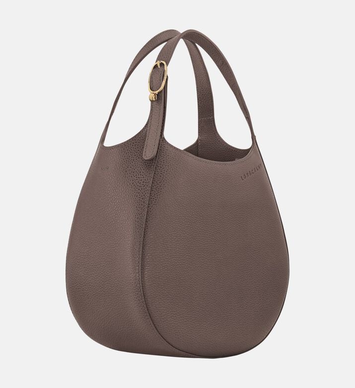 Longchamp Le Foulonne Top Handle Bag, Grey, Packshot View