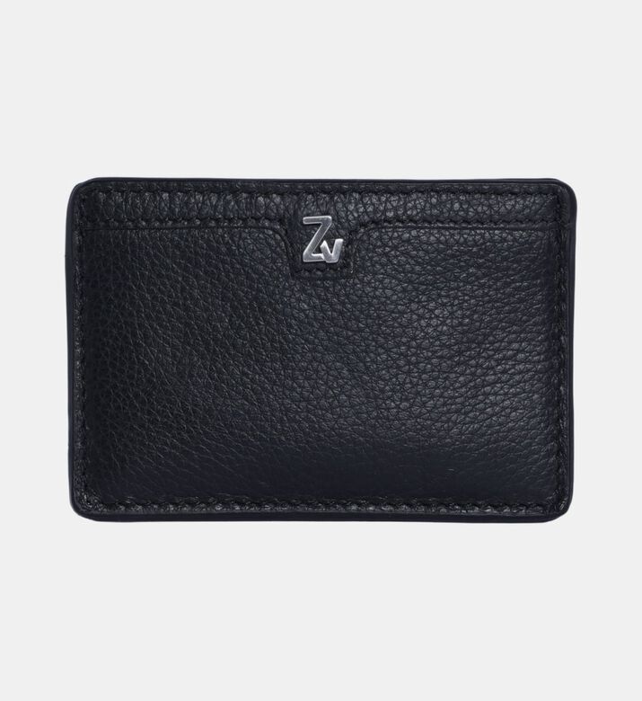 Nyro Zv Logo Leather Card Holder
