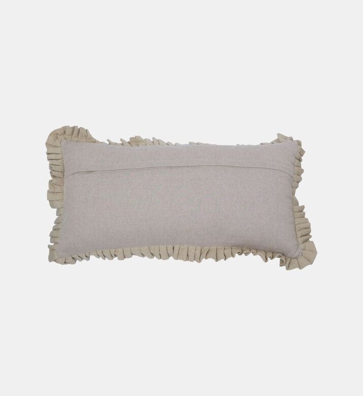 Home Deco and More Frill Embellished Cushion 35x70 Cm, Packshot View