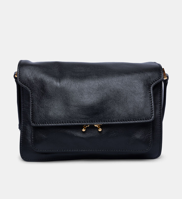 Trunk Medium Leather Shoulder Bag