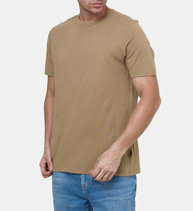 تيشيرت قطن بشعار جانبي