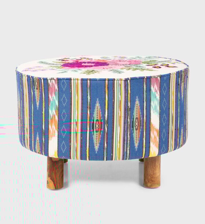 Daffodil Mango Wood Ottoman Daffodil Mango Wood Ottoman