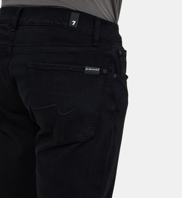 Cotton 5-pockets Slim-fit Dark Denim Pants Cotton 5-pockets Slim-fit Dark Denim Pants