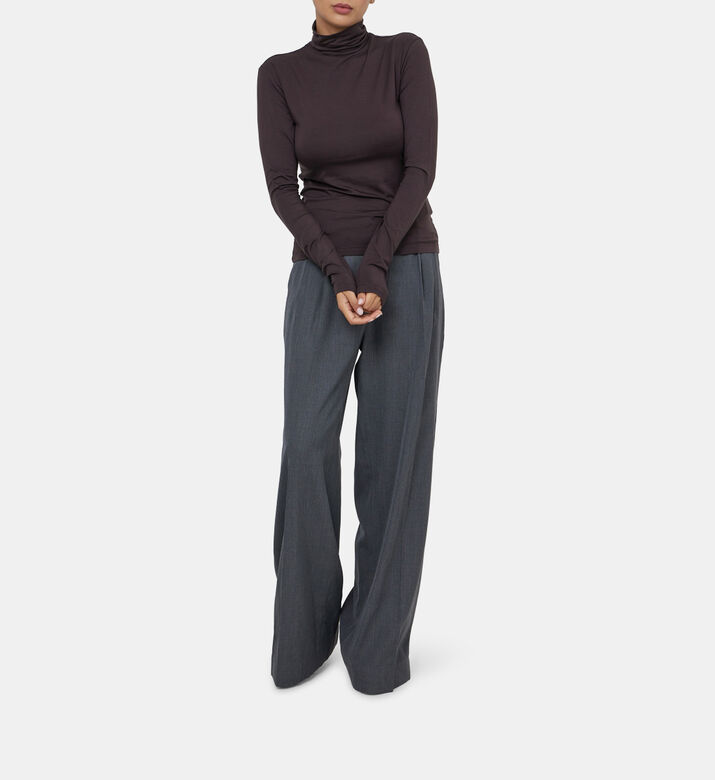High-waisted Wide-legged Trousers