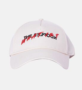 قبعة قابلة للتعديل بتطريز شعار غرافيكي