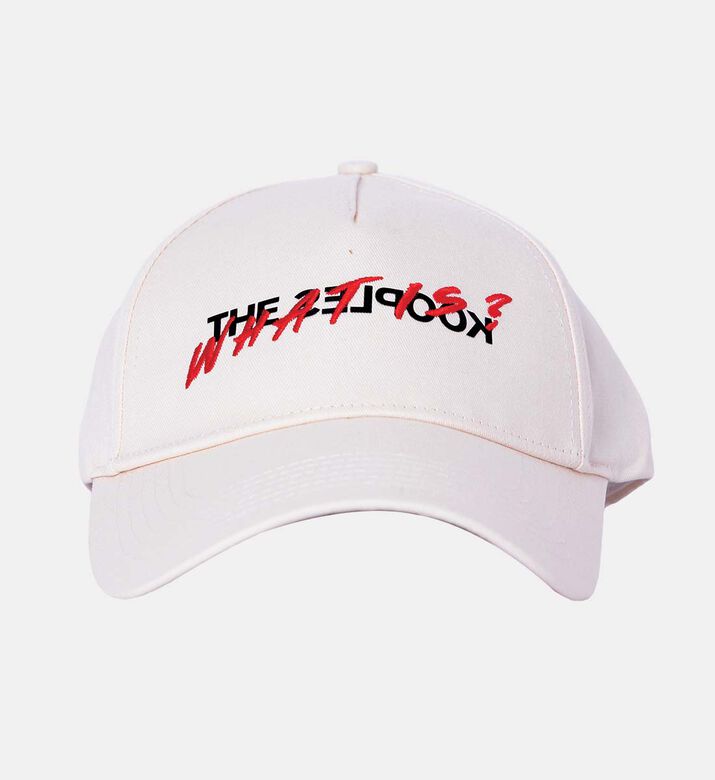 Embroidered Graphic Logo-detail Adjustable Cap