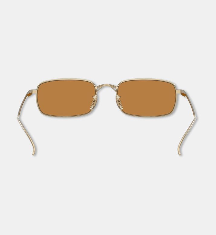 Oliver Ross Rectangular-shaped Metal Gold Frame Sunglasses, Packshot View