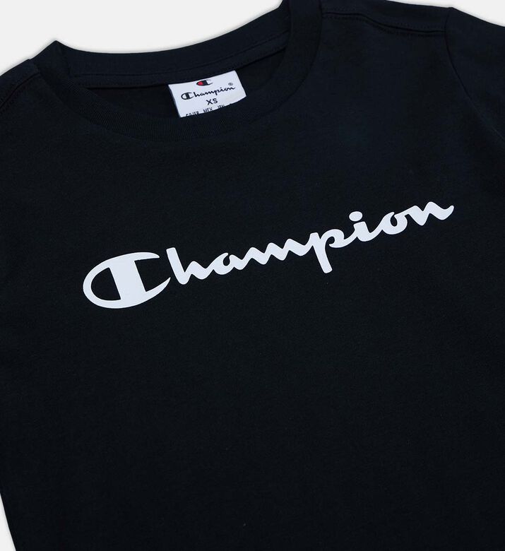 Champion Logo-print Short-sleeve T-shirt, Black, Xl, Packshot View