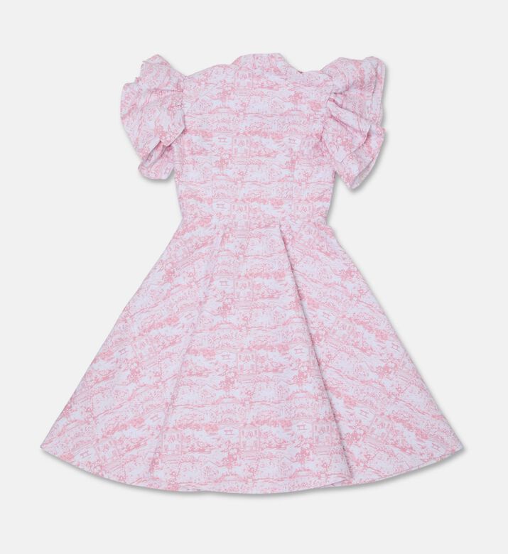 Poca and Poca Button Closure Short-sleeve Dress, Packshot View