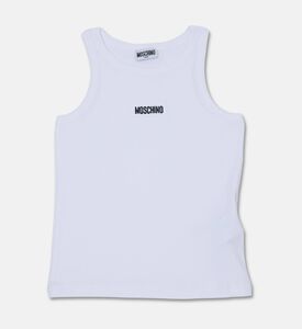 Moschino BKT Ribbed Sleeveless Tank Top, Packshot View