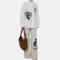 Floral Embroidered Shirt