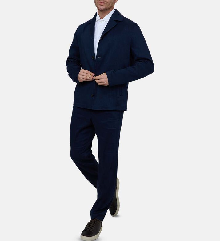 أوفر شيرت من كتان ومخير