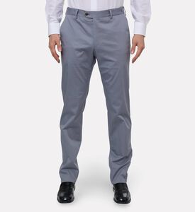 Corneliani Tailored Stretch Trousers, Blue, 54, Model View