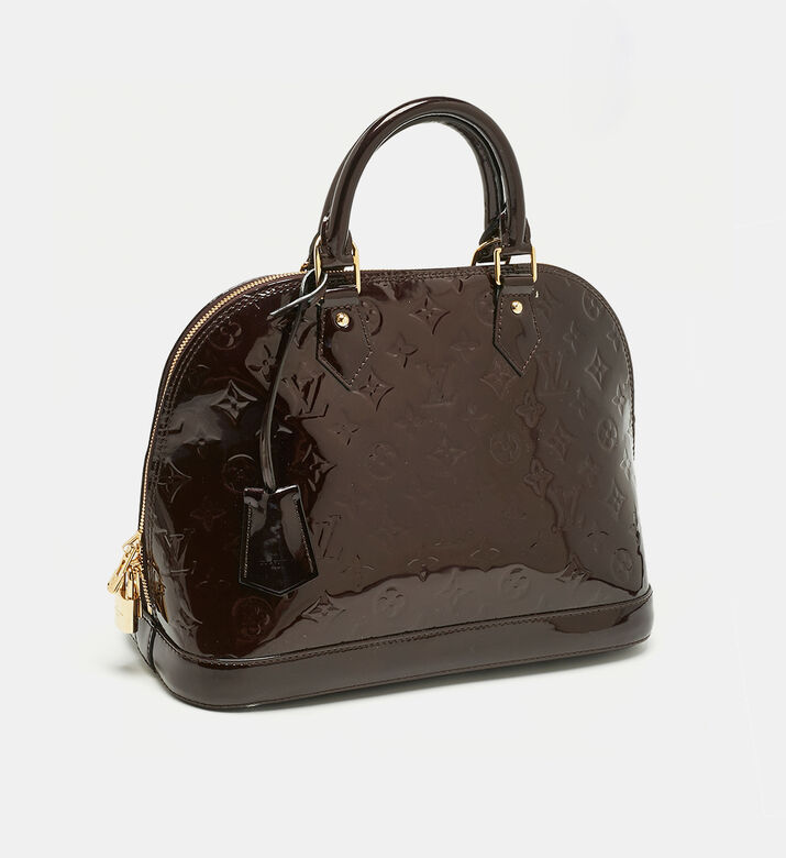 Louis Vuitton Preowned Louis Vuittonpatent Leather Double Rolled Top Handles Bag, Packshot View
