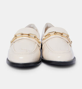 حذاء لوفر من الجلد بإبزيم صديق للبيئة حاصل على برا