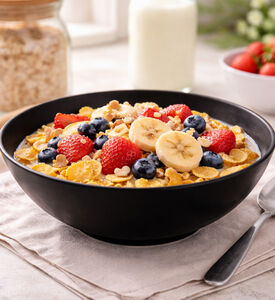 Home Deco and More Porcelain Skall Matt Cereal Bowl, Packshot View