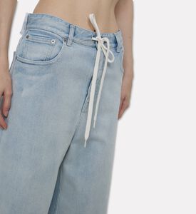 MM6 Drawstring Closure Wide-leg Pants, Model View