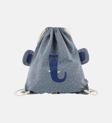 Mrs. Elephant Drawstring Bag