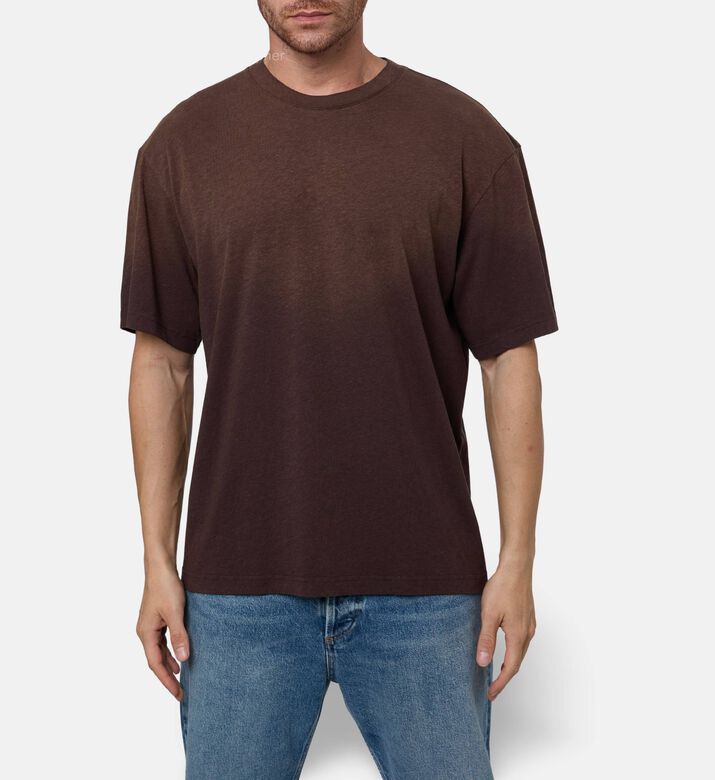 Axel Arigato Double-stitched Hem T-shirt, Model View