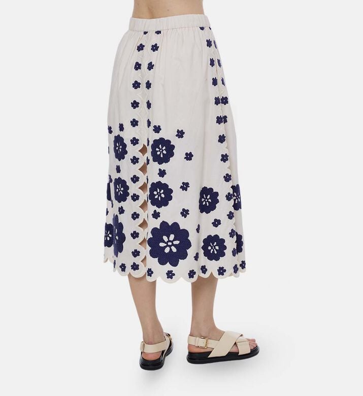 High-waisted Flared Midi Skirt High-waisted Flared Midi Skirt