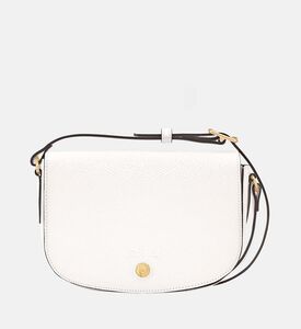 حقيبة كروس بودي جلد بإغلاق بمشبك