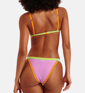 قطعة بيكيني سفلية مطرزة متعددة الألوان