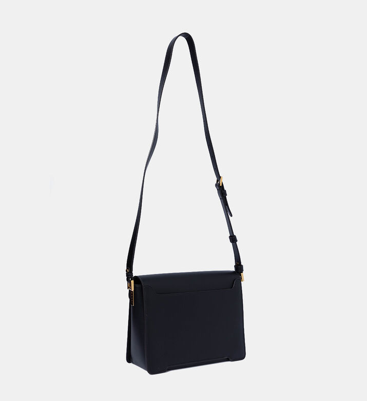 حقيبة كتف ترانكارو جلد متوسطة الحجم