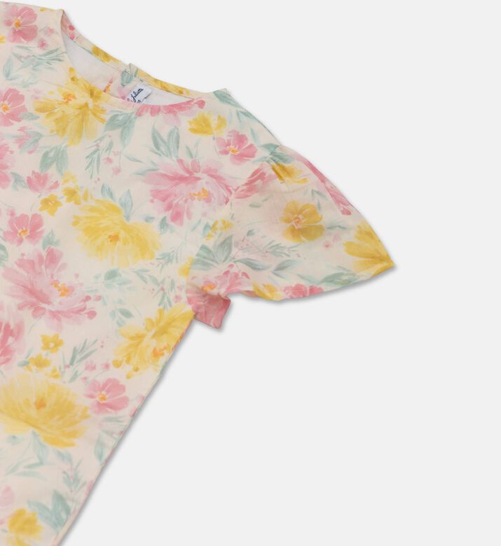 Jules & Juliette Paris Floral Short-sleeve Blouse, Packshot View