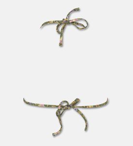 Agua Bendita Embroidered Halter Bikini Top, Packshot View