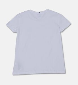 Tommy Hilfiger Girl Monotype Logo Cotton T-shirt, White, 14y, Packshot View
