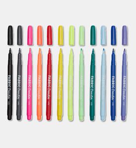 Ooly Fabric Doodlers 12-piece Markers Set, Packshot View