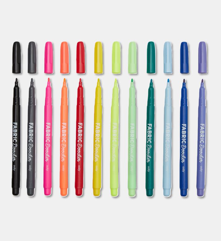 Ooly Fabric Doodlers 12-piece Markers Set, Packshot View