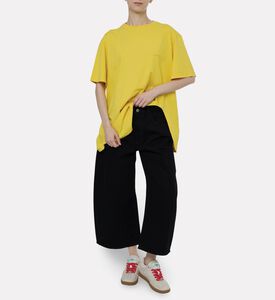 The Attico Denim Ankle-grazing Pants, Model View