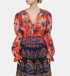 Marias Floral Long Sleeve Blouse Marias Floral Long Sleeve Blouse