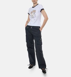 Ganni Cotton Kitty -print Regular-fit T-shirt, Model View