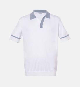 Cotton Knit Polo Shirt