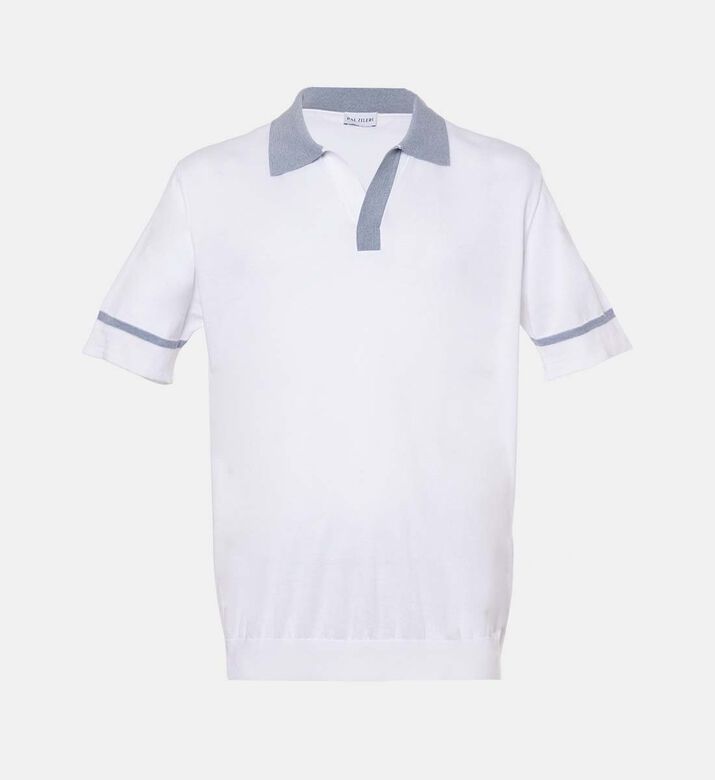 Cotton Knit Polo Shirt