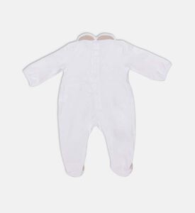 My First Collection Fawn-colored Panel Romper, Packshot View