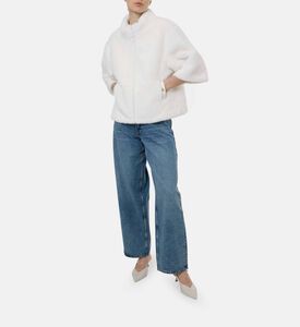 Weill Three-quarter Sleeve High-neck Jacket, Model View