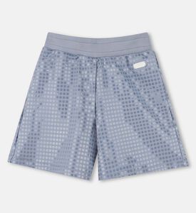 Sequin Embellished Cotton Shorts