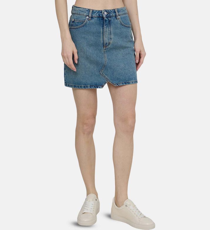 Denim Regular-fit Mini Skirt