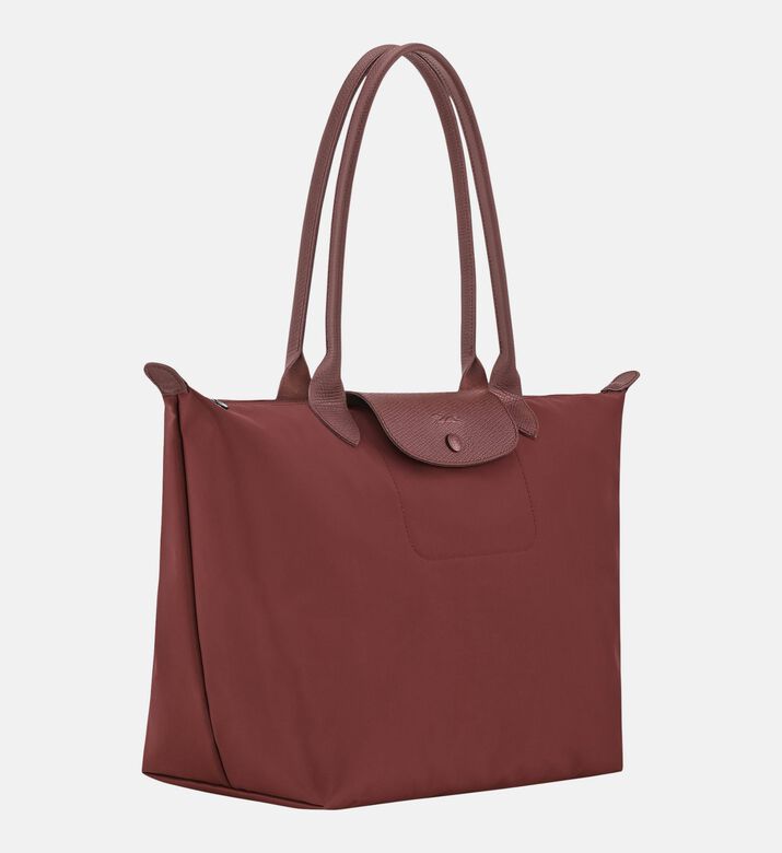Longchamp Foldable Nylon Top-handle Tote Bag, Burgundy, Packshot View