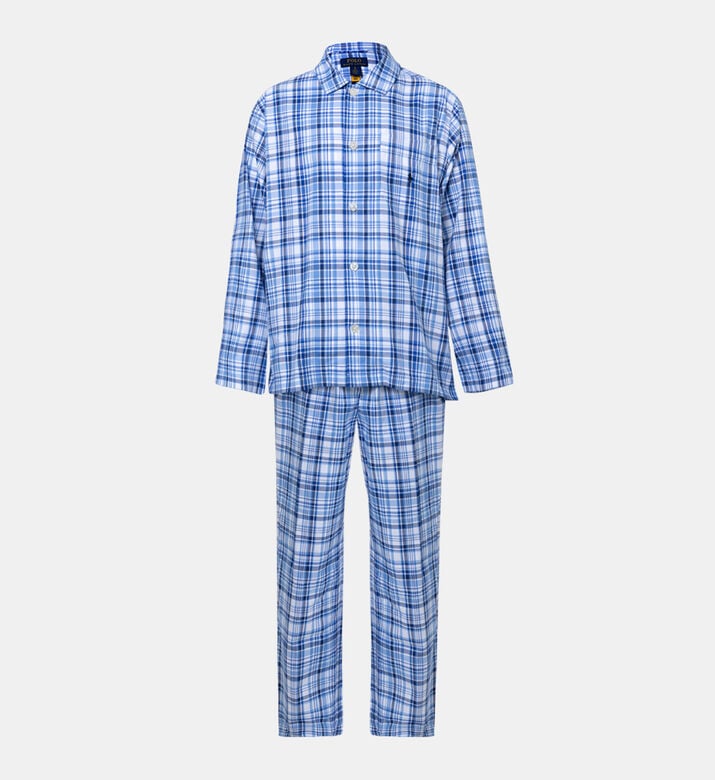 Checked Cotton Pyjama Set
