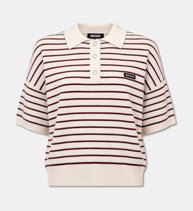 Rotate Slinky Polo Collar Top, Packshot View