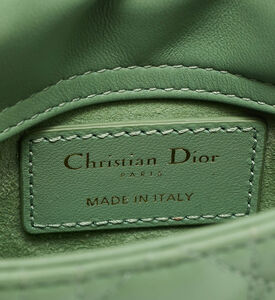 Dior Preowned Dior Green Micro Lady Dior Tote, Packshot View