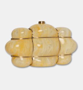 Cult Gaia Bolla Acrylic Minaudi&egrave;re, Yellow, Packshot View