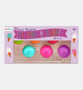 Ooly Petite Sweets Ice Cream Erasers 6-piece Set, Packshot View